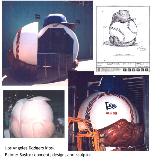 LA Dodgers kiosk
